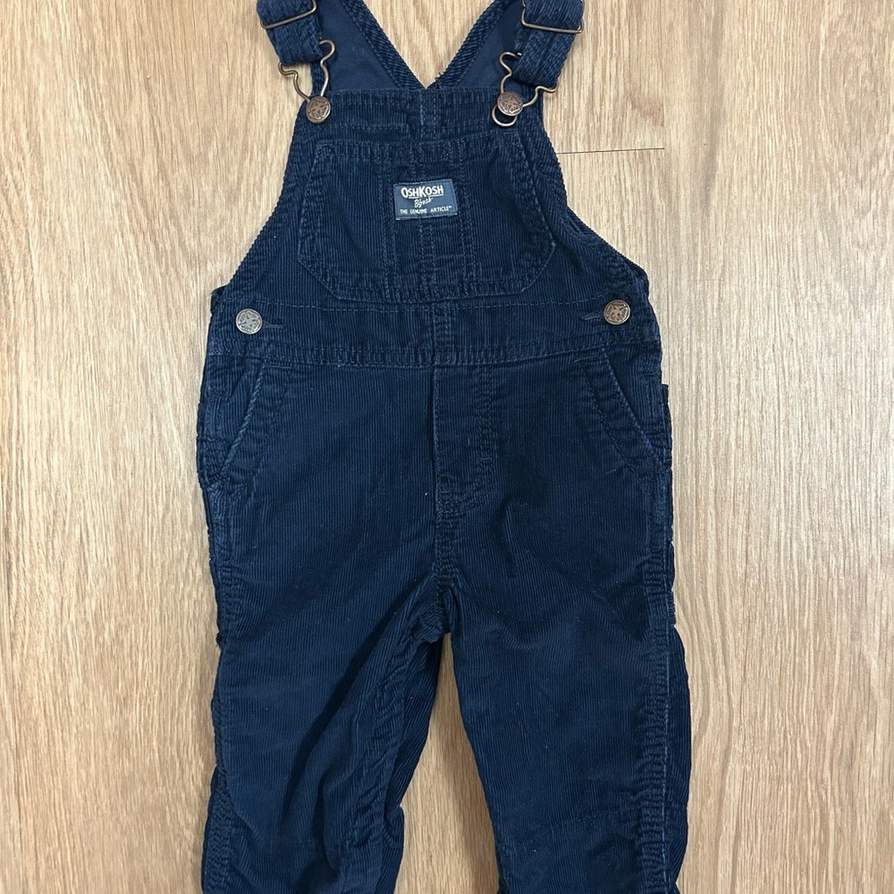 OshKosh B'gosh Dark Blue Corduroy Overalls